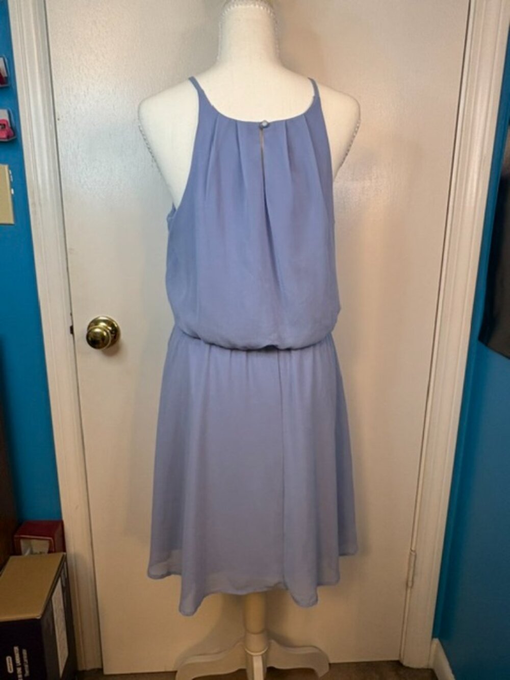 Blue Rain Light Blue Dress - Picture 4 of 12